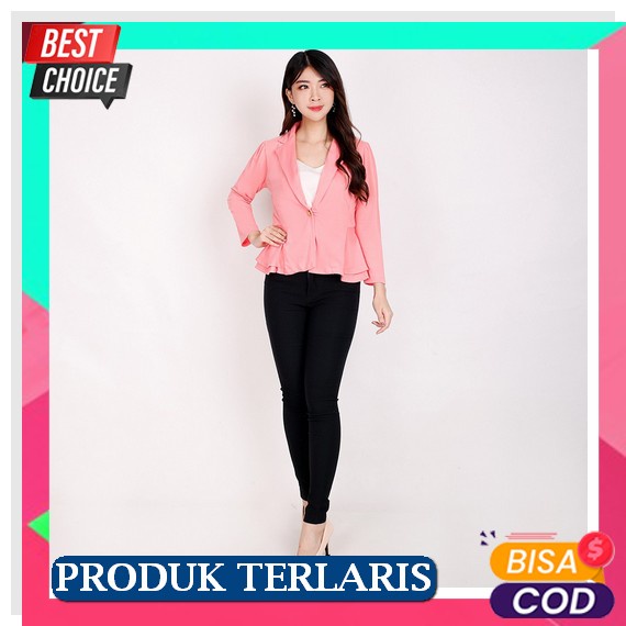 Setelan Blazer Rok Kerja Wanita /Blezer Cewe /Jas Cewe /Jas Wanita /Jas Formal /Kerja /Resmi/Model K