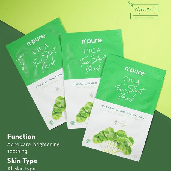 NPURE Centella Asiatica Sheet Mask