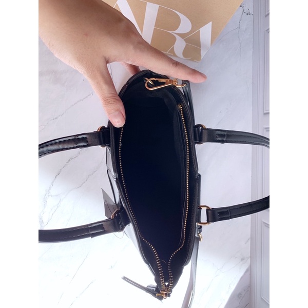 tas ZARA MEDIUM CITY BAG + PAPERBAG / tas selempang wanita import tas batam murah