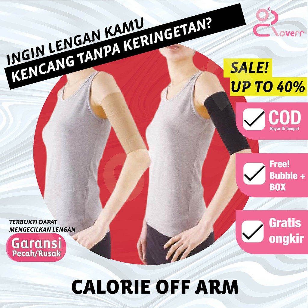 Korset Deker Alat Pengecil Pembakar Lengan Tangan Calorie Off Arm Wanita Original