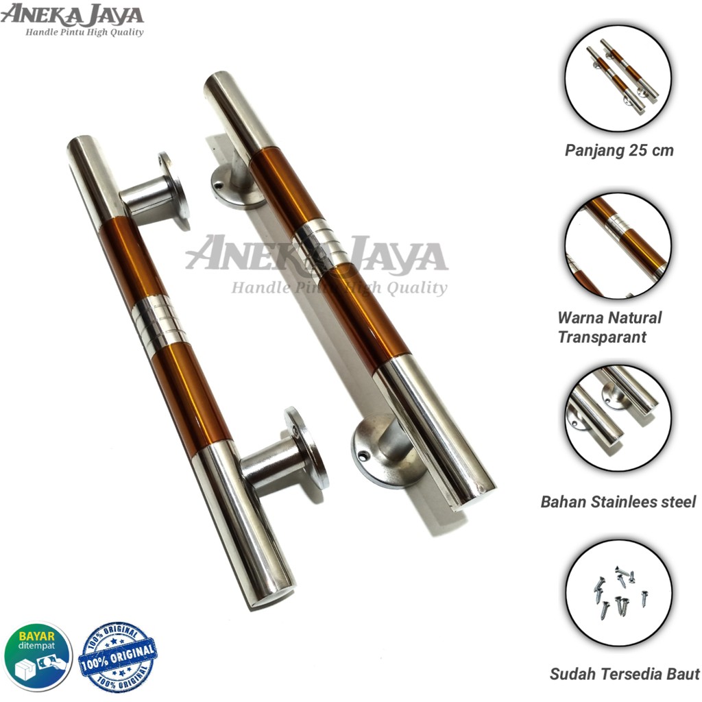 Handle pintu rumah panjang 25 cm murah / Gagang pintu rumah minimalis terbaru / pegangan pintu rumah