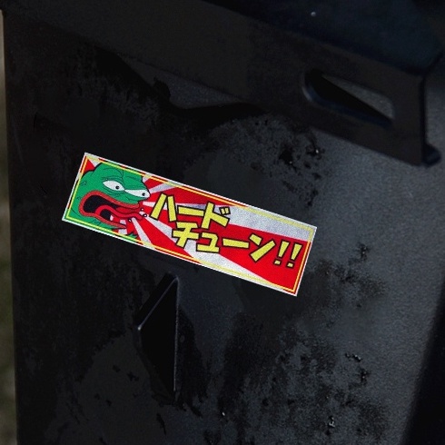 JDM Gadis Loli Gaya Jepang Mobil/Sepeda Motor Stiker Reflektif Dua Dimensi Anime Dekoratif Stiker untuk Honda