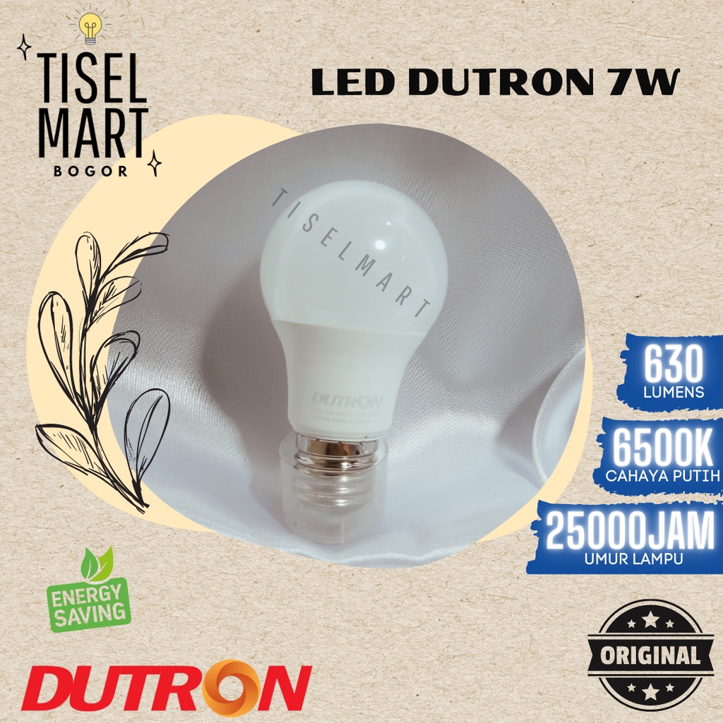 Lampu - Bohlam LED - Lampu LED DUTRON 7W Murah