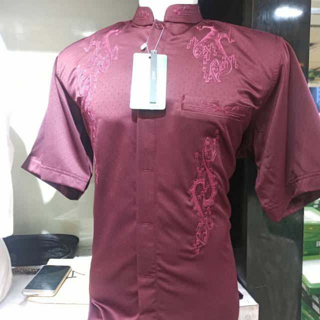 Al mia mt lengan pendek bahan aswan