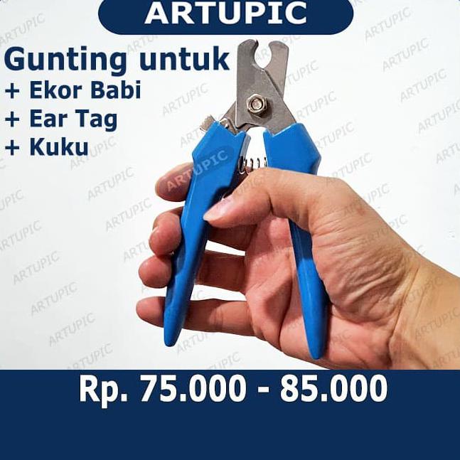 

[[BISA COD]] Gunting Ear Tag Gunting Ekor Babi Gunting Anting Babi Kambing Sapi DLL KOMPLIT Kode 109