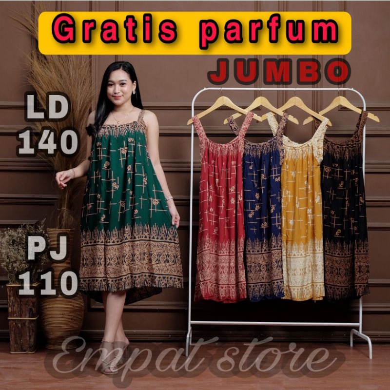 Baju Daster Tidur Jumbo Tanpa Lengan Ld 140 XXXL Singlet Yukensi Kensi Tengtop