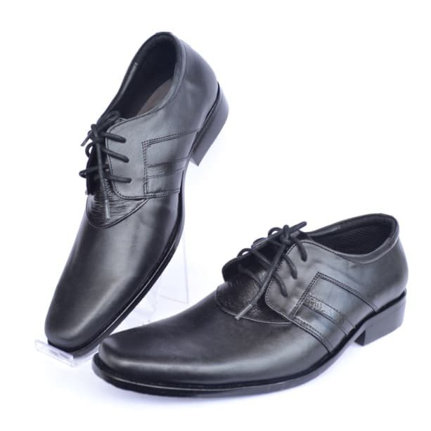 Unik Sepatu Kerja Pria Pantofel Kulit Asli Model Tali Sepatu Formal   Lorun Limited