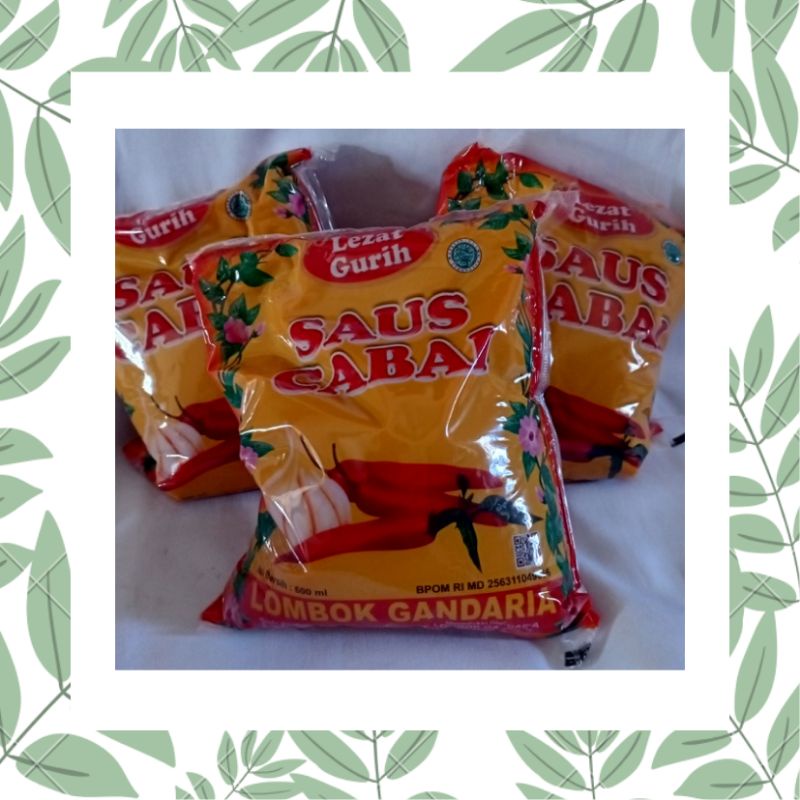 

Saos cabai lezat gurih