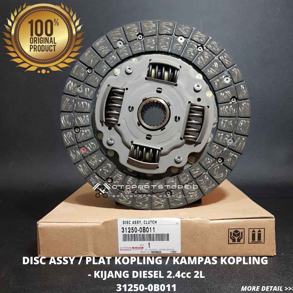 PLAT KOPLING / KAMPAS KOPLING KIJANG DIESEL 2L / EFI 2000cc ORIGINAL