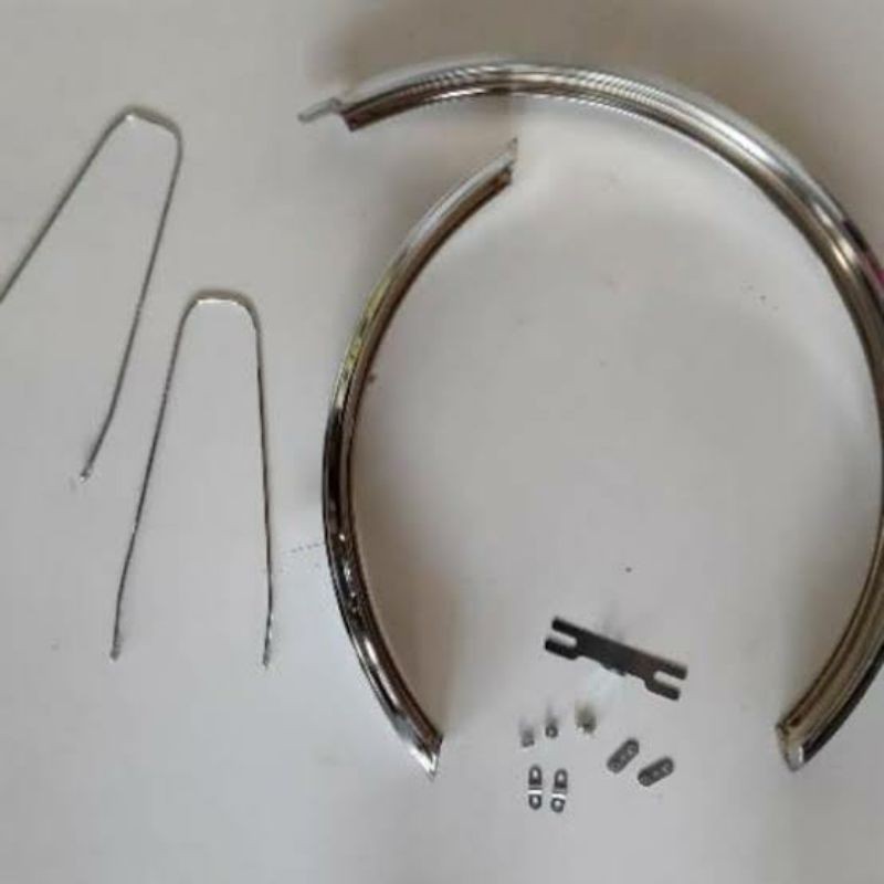Spakbor Fender Sayap Sepeda Mini 24 " inci Chrome