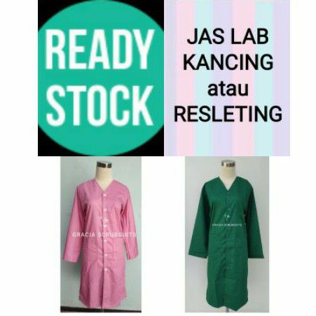 READY STOCK! GRACIA SCRUBSUITS - jas lab / laboratorium / baju laboran MURAH