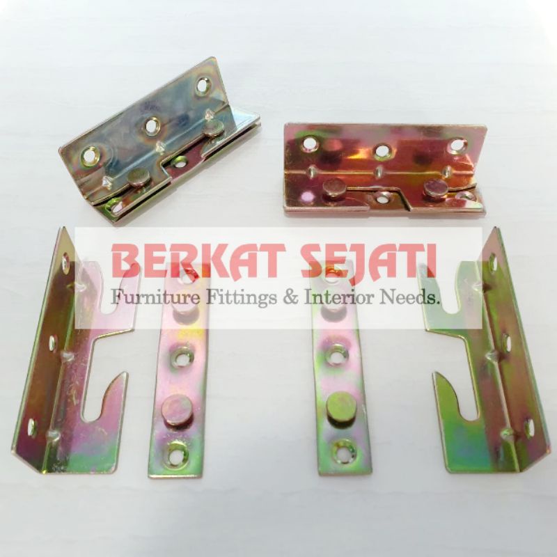 Hak Dipan Bayi 08 Engsel Ranjang Baby Box Siku Tempat Tidur Bed Hinges