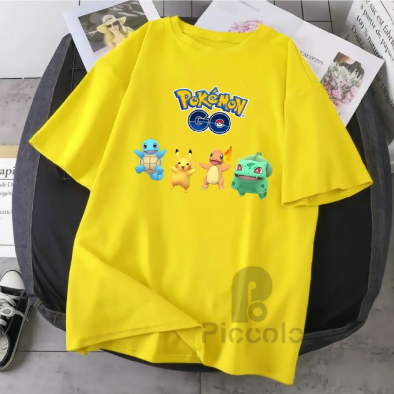 baju kaos anak pokemon unisex laki dan prempuan