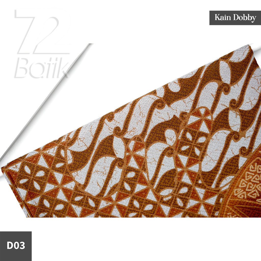 KAIN BATIK PREMIUM Dobby Motif Parang Sekar Warna Coklat Cokelat Putih 729615 Cap 72 Jarik Jarit Samping Kebat Panjang Batik Dobby Modern Premium Bahan Seragam Batik Pernikahan Kantor Keluarga Murah Kamen Jadi Batik Bali Lembaran