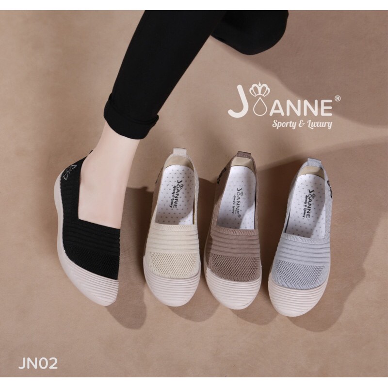 RESTOCK!! [ORIGINAL] JOANNE Butterfly Slip On Shoes Sepatu Wanita #JN02