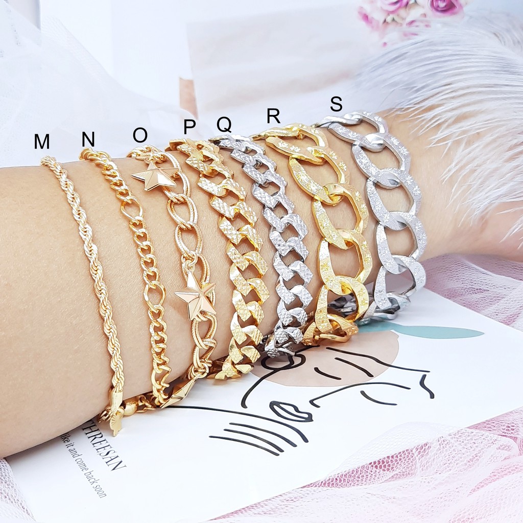 Gelang Rantai Xuping Charm Warna Gold Emas - BB235