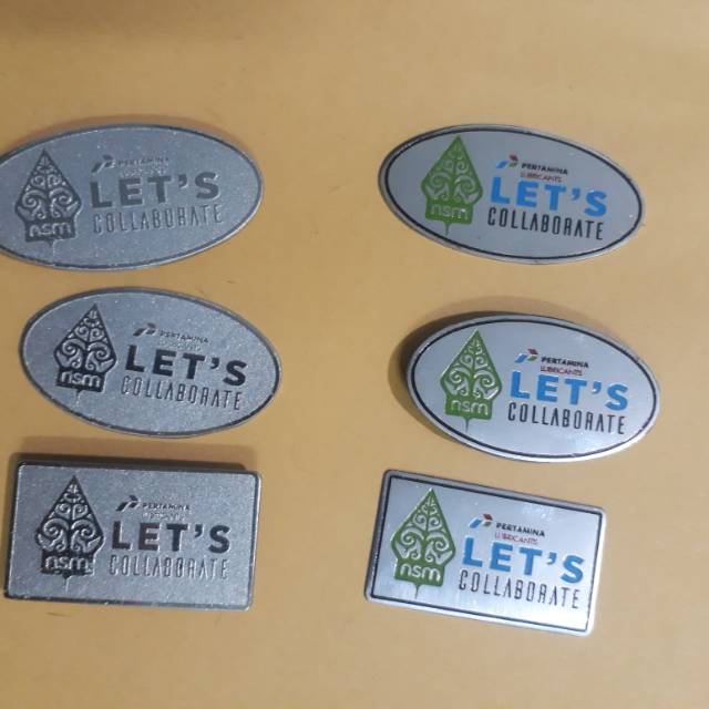 

Label plat stainless dan kuningan