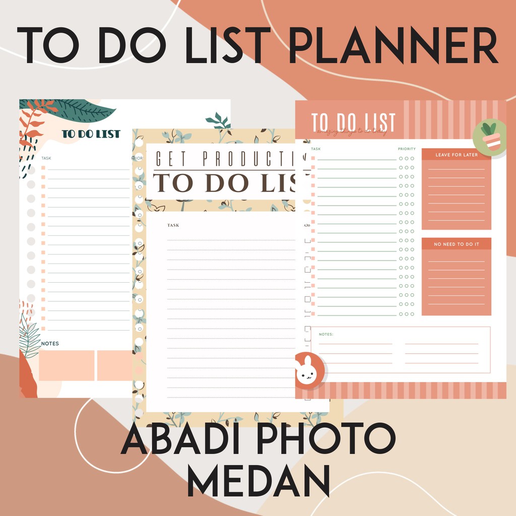 

To Do List Planner - Bullet Journal - Kertas Binder Planner (A5 & B5)