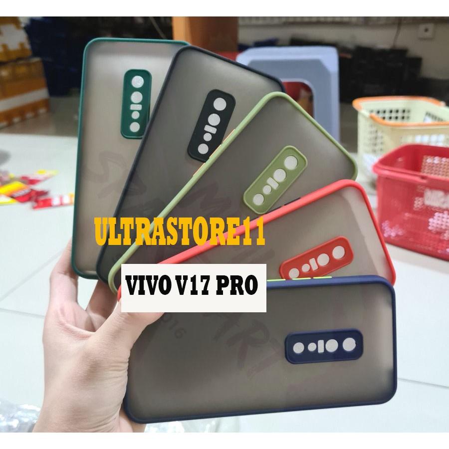 Soft Case Vivo V17 Pro Case Matte Colour Transparan Hard Case - Ultrastore11