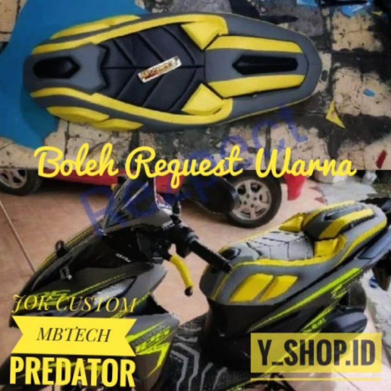 Jok Motor Modifikasi Model Predator Yamaha Aerox Full MBtech