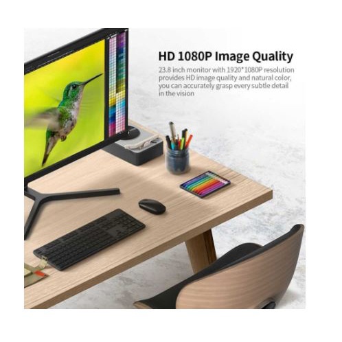 Monitor xiaomi 24&quot; 23.8&quot; 1080p FHD 60hz 6ms ips hdmi-vga mi 1c rmmnt238nf- Led 23.8 24 inch