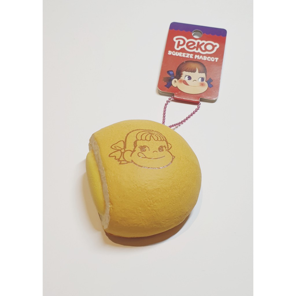 mainan squishy sanrio peko squeez mascot rare