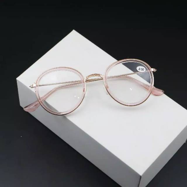 Kacamata minus remaja abg korea bulat retro