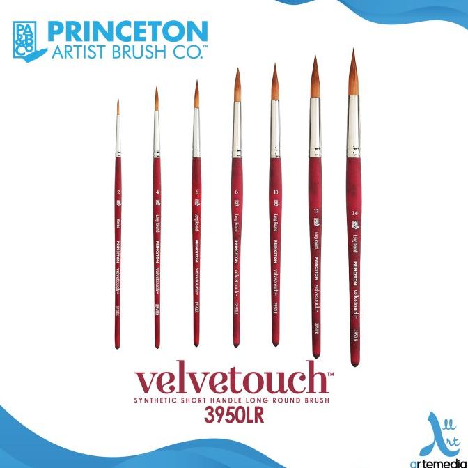 

[COD] Kuas Lukis Princeton Velvetouch 3950LR Long Round Synthetic Brush SH FREE ONGKIR Kode 799