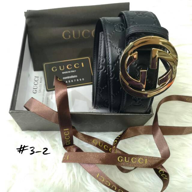 Tali pinggang gucci premium import