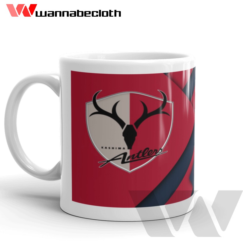 Gelas Kashima Antlers Mug Kashima Antlers Cangkir Kashima Antlers Souvenir Jepang Kashima Antlers