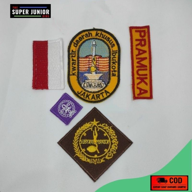 Bet Bed Logo Bordir Pramuka 1 Set Atribut Baju Pramuka Lengkap Jakarta Selatan