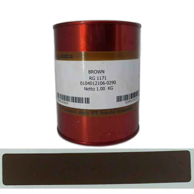 TINTA ROYAL GUARD COKLAT BROWN RG 1171 TINTA SABLON PVC 1KG