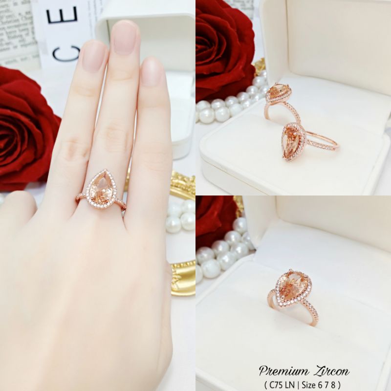 Cincin Xuping Premium Zircon C75 LN