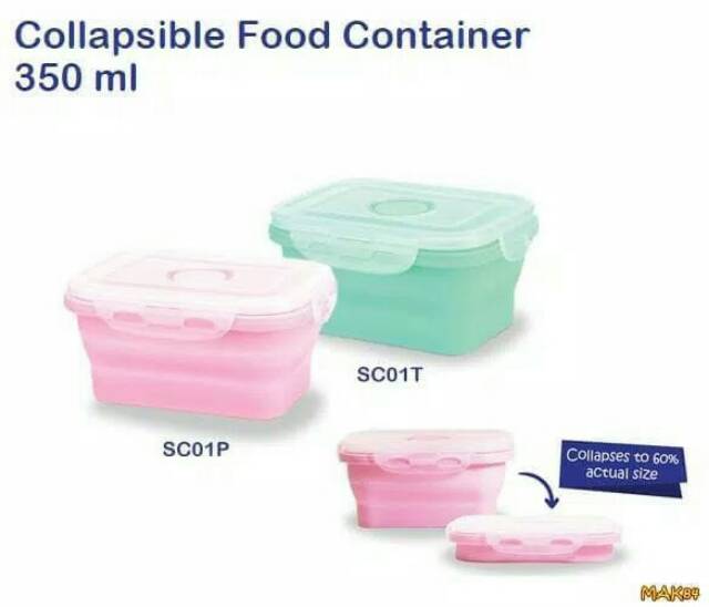 Baby Safe Silicone (Collapsible Food) Container