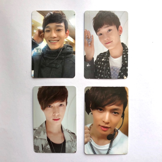 EXO Official MAMA ver. A & B SET PC Photocards Photocard: Lay / Chen