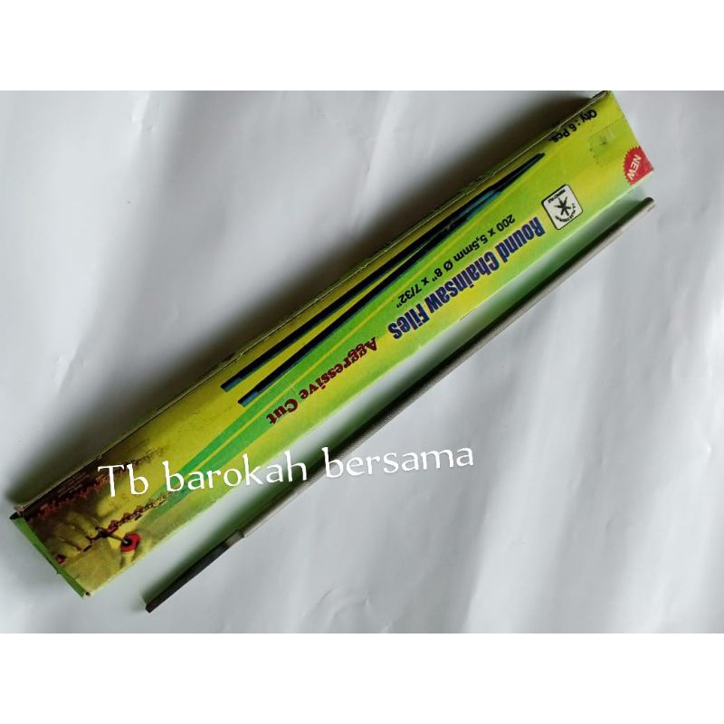 kikir besi bulat kecil untuk chainsaw