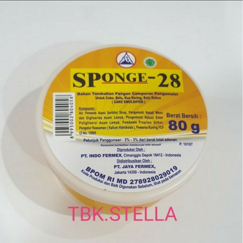 

SPONGE 28 / SP / EMULSIFIER / CAKE IMPROVER