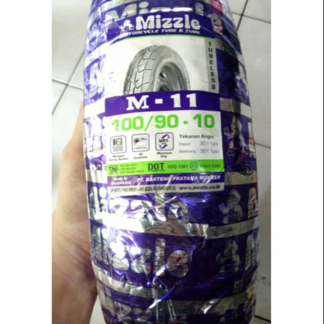 Ban Mizzle 100/90-10 M11 Vespa Piaggio Zip Tubeless