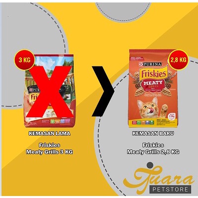 cat food Friskies Meaty Grills 2.8 Kg Makanan Kucing dewasa murah