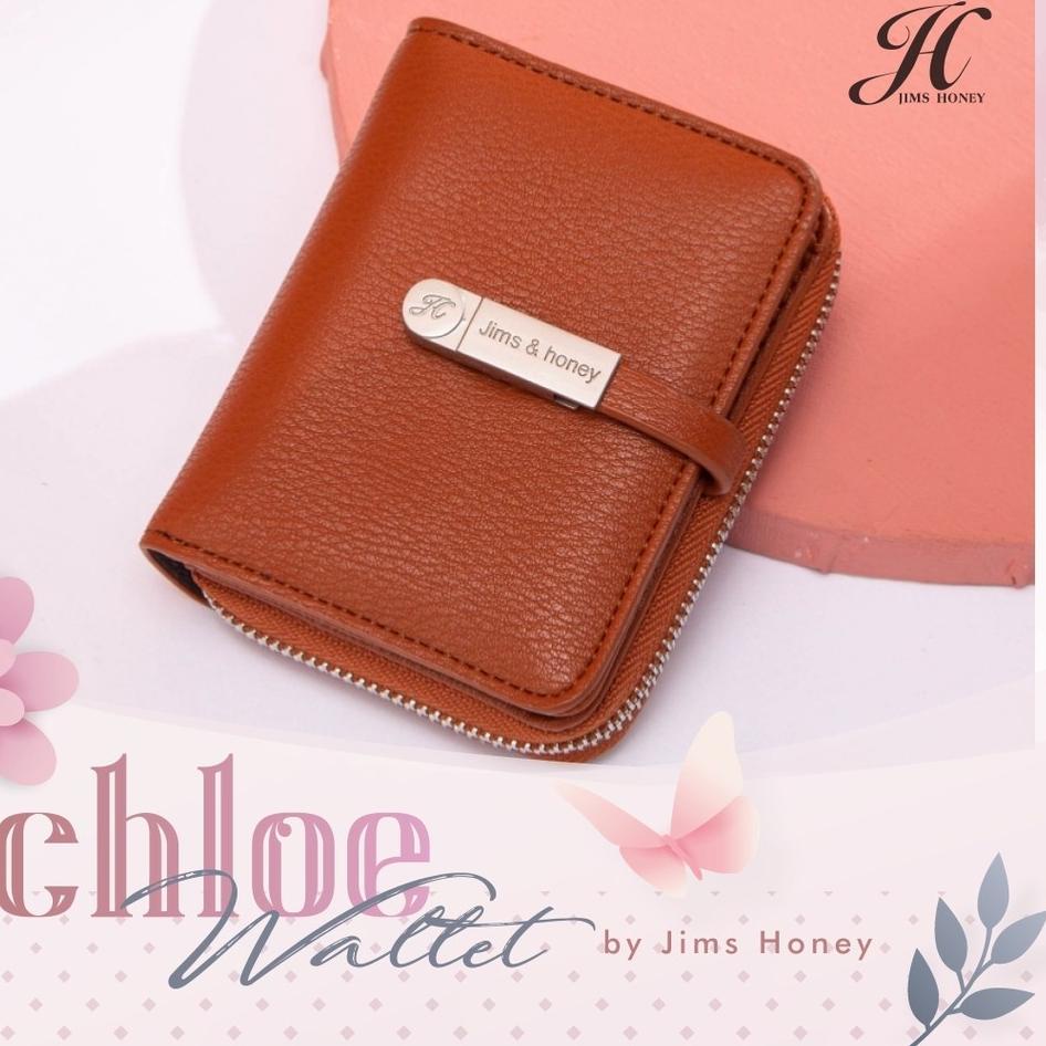 New Product DOMPET LIPAT DAN CARD WALLET MINI WANITA CHLOE WALLET MERK JIMS HONEY