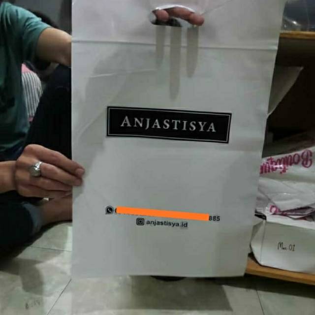 Sablon plastik ziplock uk 30x40 isi 500PCS sablon 2 