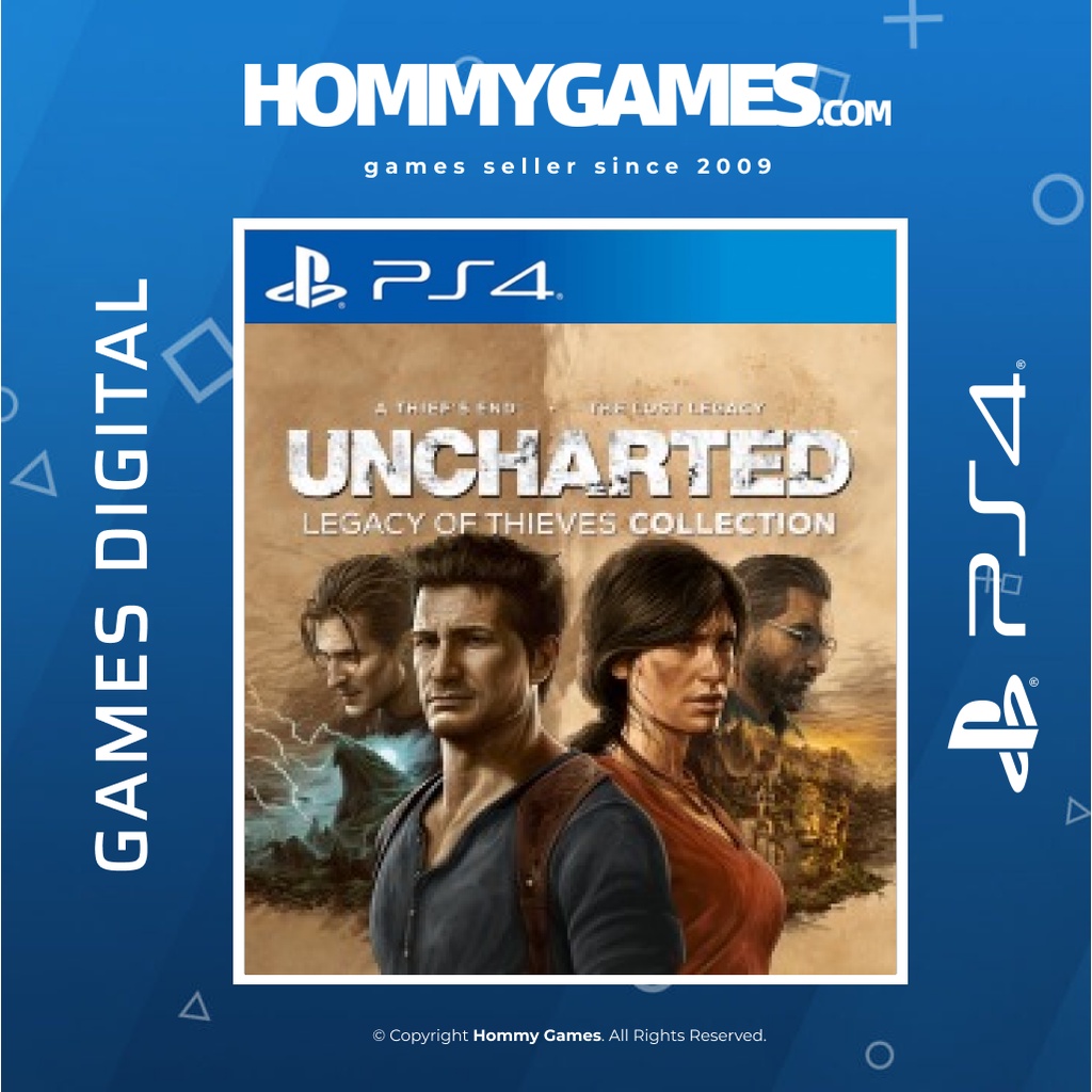 UNCHARTED Legacy of Thieves Collection PS5 &amp; PS4 Digital Games