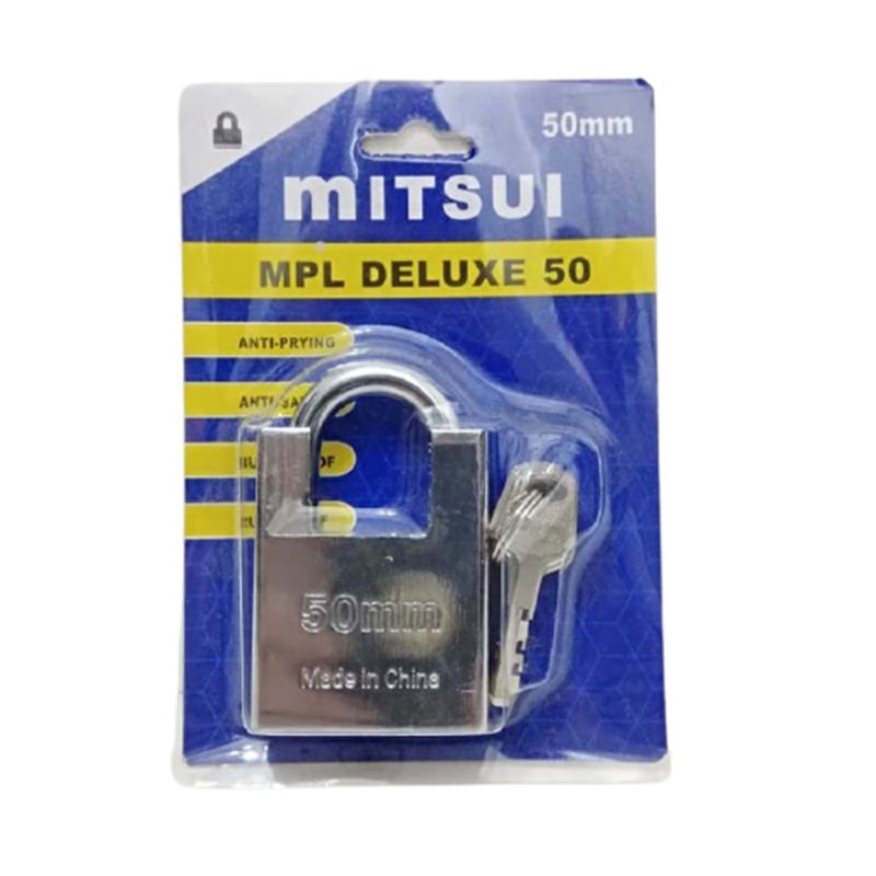 Gembok Mitsui MPL Deluxe 50mm Anti Karat