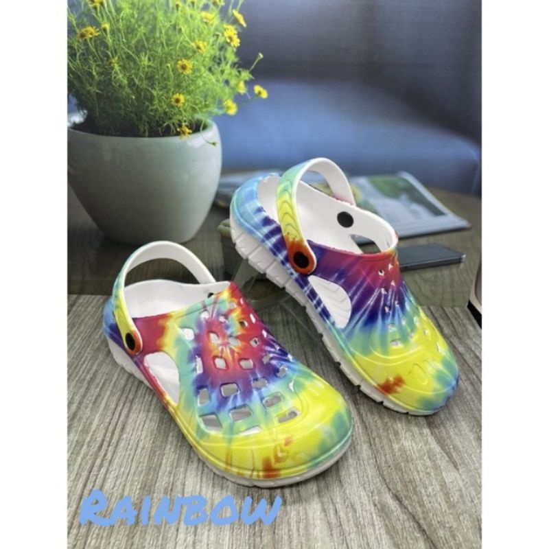 Sandal Baim Stlye Motif Rainbow