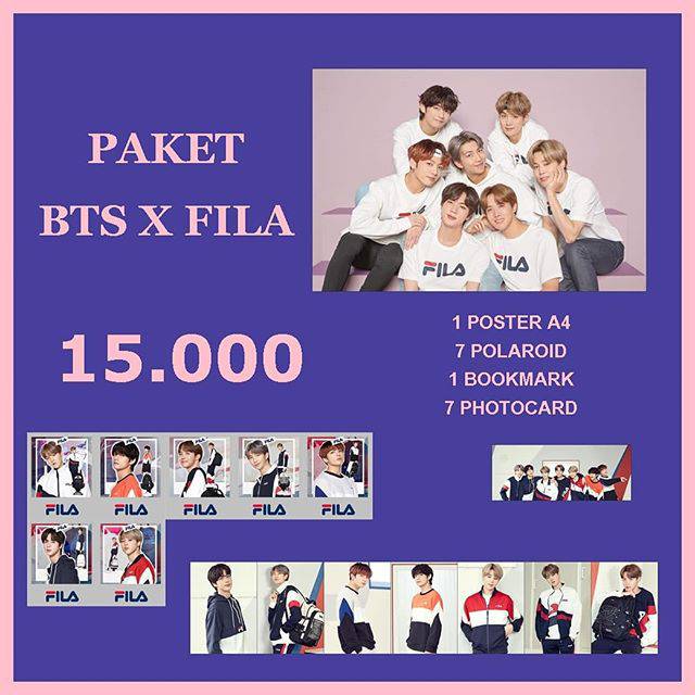 PAKET BTS X FILA