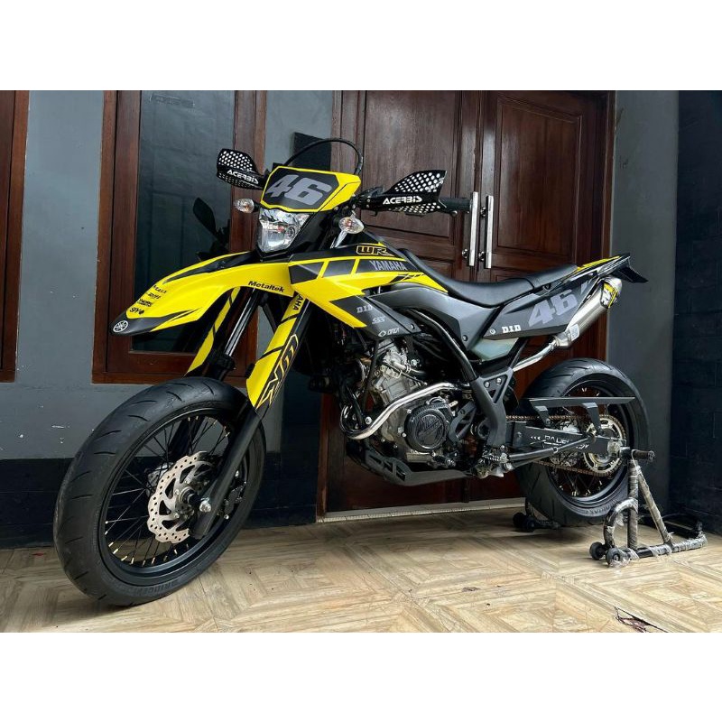 decal wr 155 kuning hitam | decal klx | decal crf