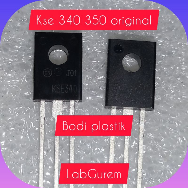 TRANSISTOR MJE KSE  JE 340 ATAU 350 ORIGINAL BIJIAN DAN SET