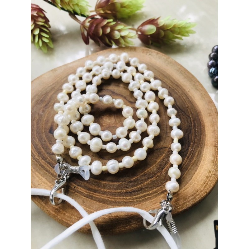 Kalung Masker Mutiara Air Tawar Original