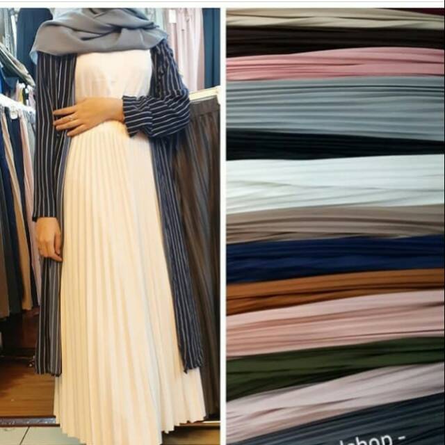 Rok prisket payung bahan kaos mongle import