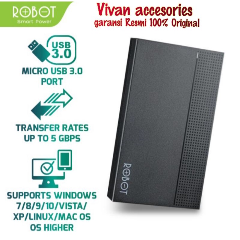 ROBOT RSHD10 SSD-HDD Enclosure 2,5&quot;Inchi SATA 3.0 External Case